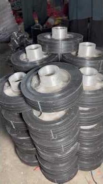How Rubber Wheels Are Made 😱 | Liquid Rubber to Solid Tire Manufacturing Process