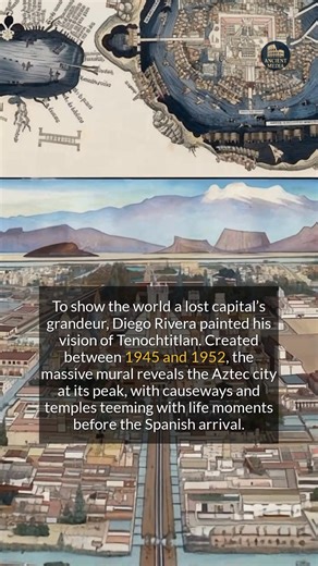 11K views · 142 reactions | Diego Riveras mural reveals a powerful vision of the lost Aztec capital. #history #arthistory #worldhistory | Ancient Media | Facebook