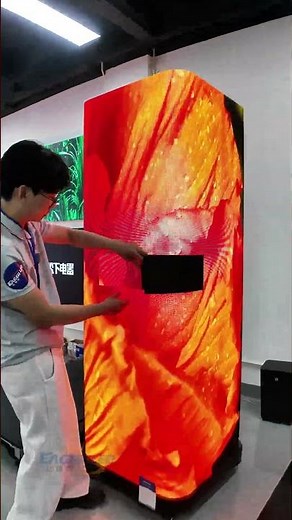 Column-like creative LED display panels #ledscreen #leddisplay #ledwall #ledmodule #eagerled