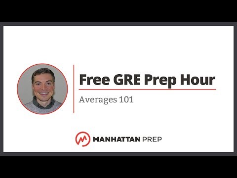 Free GRE Prep Hour: Averages 101