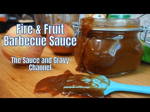 Homemade Fire & Fruit Barbecue Sauce | Flavorful BBQ Sauce Recipe | Homemade BBQ Sauce Recipe