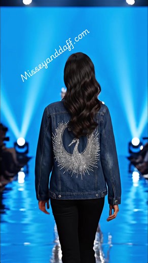She doesn’t follow trends — she creates moments. This Missey & Daff rhinestone wing denim jacket is hand-embellished to shine from every angle. ✨🪽 Designed to make you feel powerful, confident, and unforgettable — day or night. From street style to special occasions, this jacket does all the talking. ✨ Hand-embellished rhinestone wings ✨ Premium denim ✨ Limited statement piece ✨ Wear it everywhere ⚡️ Don’t blend in. Stand out. 🛍 Tap to shop before it sells out. #StatementJacket #RhinestoneJack