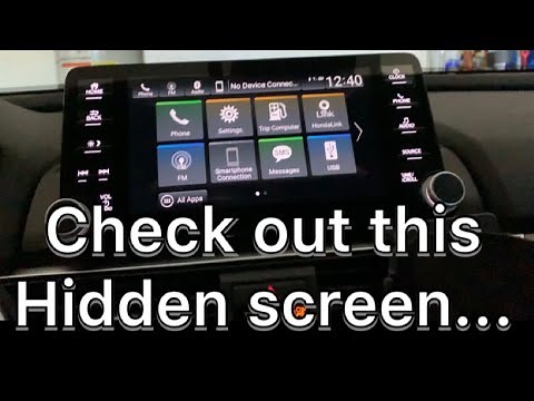 2018 2019 2020 Honda Accord hidden screen on ALL models