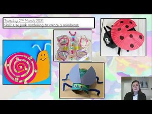02.03.21 Topic - Art - Use junk modelling to create a minibeast.
