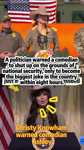 A politician warned a comedian to shut up on the grounds of national security, only to become the biggest joke in the country within eight hours. #tiktok #fyp #fcelebrity #saturdaynightlive #ashleypadilla