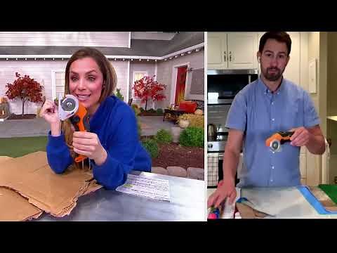 Worx 4V Cordless Zip Snip Rotary Cutter on QVC