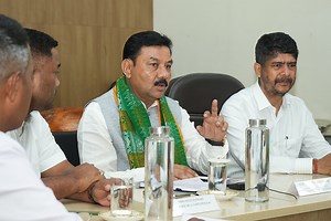 Minister Ranjeet Kumar Dass review rural development projects in Tamulpur District