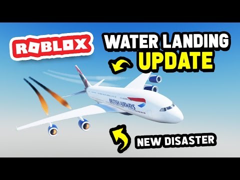 NEW WATER LANDING UPDATE in Cabin Crew Simulator (Roblox)