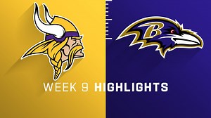 Vikings vs. Ravens highlights | Week 9