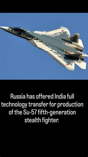 Mechanical Engineering on Instagram: "#Russia has offered India full technology transfer for production of the Su-57 fifth-generation stealth fighter. #studygram #instagram ⚙️🛠️"