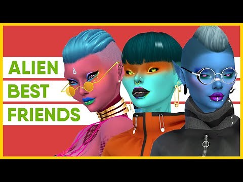 ALIEN BEST FRIENDS ~ Occult Sims | The Sims 4: Create A Sim + CC Links