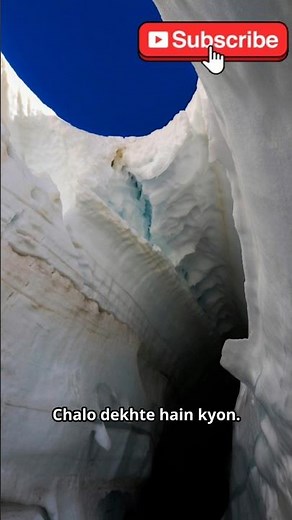 what is the crevasses . how does work it. and very dengerous #facts #earthscience #glacier.