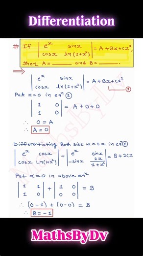 MathsByDv on Instagram: "QUESTION & ANSWER _______________________________________ 📚Basic To Advance Mathematics 💡Maths Tips & Tricks 🎯Competitive Exam Problems & Solution ________________________________ FOR MORE FOLLOW @maths_dv FOR MORE FOLLOW @maths_dv FOR MORE FOLLOW @maths_dv ________________________________ #algebra #olympiad #calculus #mathematician #ndaexam #equations #integral #jeeadvanced #cbse #nda #mathproblems #mathsteacher #mathstudent #mathsquiz #mathsexam #mathsmadeeasy #math