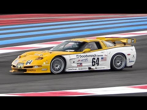 Chevrolet Corvette C5.R V8 Roar in action: OnBoard, Warm Up & Fly Bys!