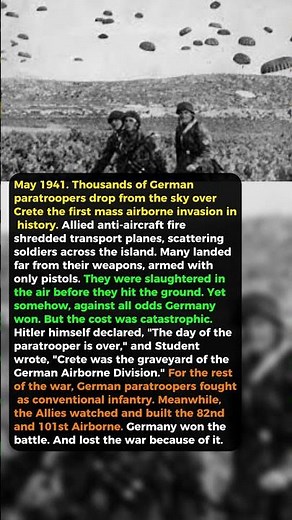 Germany Won Crete With Paratroopers — Then Hitler Said Never Again