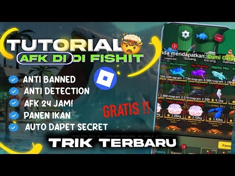 🎣 TUTORIAL AFK DI FISH IT 24 JAM! LANGSUNG PANEN || ROBLOX FISH IT