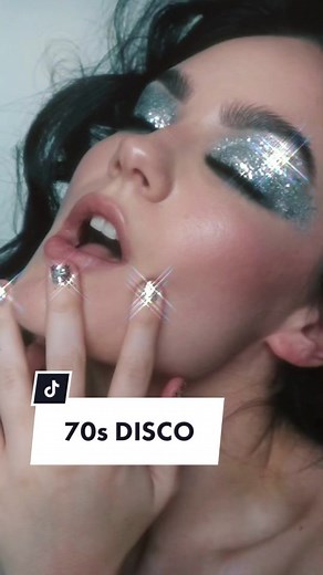 Faux Disco Queen: 1970's Glitter Makeup Tutorial
