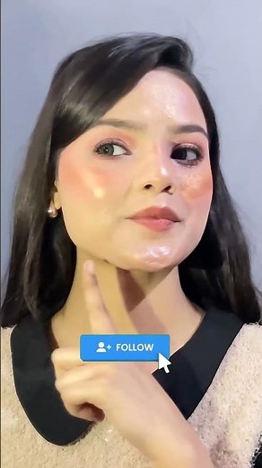 “Highlighter application & placement✨” that’s change the hole look🤩