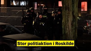 Stor politiaktion i Roskilde: Anholdelse tog tre timer