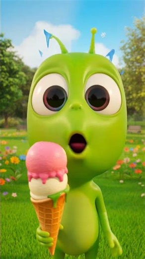 Alien Tries Ice Cream for the First Time 👽🍦 | Funny Kids Short