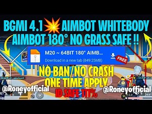 BGMI 4.1 AIMBOT OBB | BGMI 4.1 NO RECOIL CONFIG | BGMI NO RECOIL CONFIG 4.1 [100% Safe No Ban ]