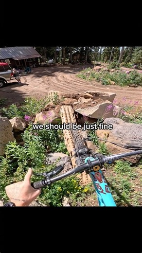 Building my own sketchy features in the woods #mtb #bike #mountainbike #downhill #downhillmtb #bikes