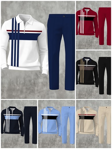 Elevate Your Style! Get ready to impress in our latest men's casual suit. • Elegant & sporty design • Perfect for sports, leisure or business occasions | Ravenovas