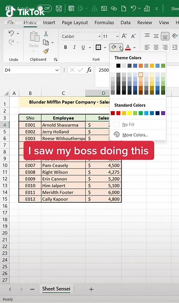 Easy Way to Add Color Scales in Excel