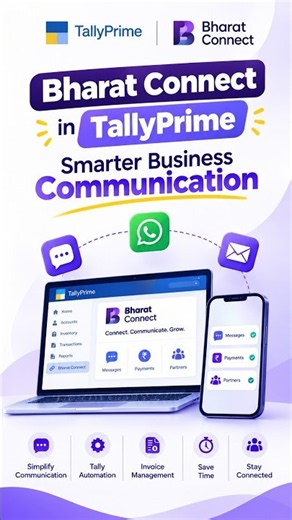Bharat Connect in TallyPrime | Smarter Business Communication