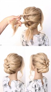 1.1M views · 3.9K reactions | Easy updo for short to medium hair ✨ #easyupdo #shorttoMediumHair #easyhairstyle #updoideas #hairtutorial #quickhairstyles #hairhack #hairtok #reelsviral #saveforlater | Another Day Another Braid | Facebook