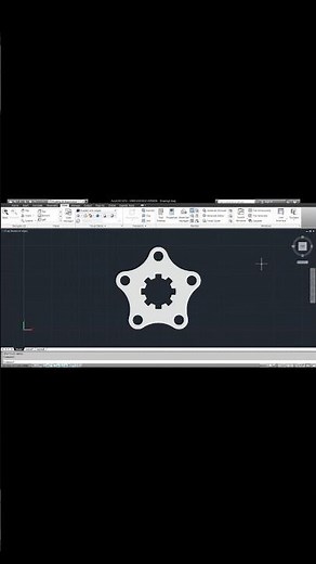 This AutoCAD 3D Splined Hub Is So Satisfying 😌 | 60s #viral #art #drawing #autocad