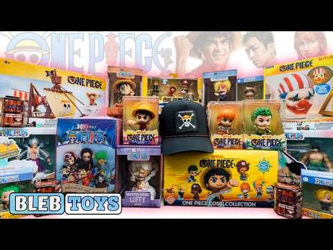 One Piece Netflix toy collection unboxing ASMR | Hot toys Cosbi vs Mighty Jaxx