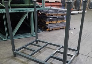 [Hot Item] Customize Sorting Materials Stacking Racks Movable and Stackable Stack Racking for Fabric