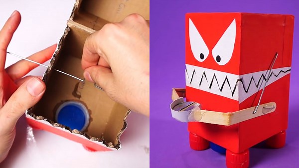 Amazing DIY: How to Make a Coin Bank That Eats Coins