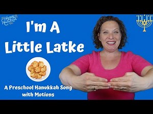 Preschool Hanukkah Song | I'm A Little Latke | Song with Motions