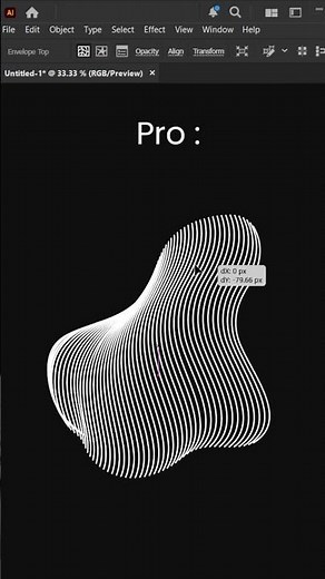 Envelope Distort Beginner vs Pro in Adobe Illustrator cc Tutorial