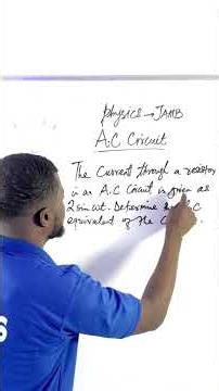 AC Current to DC Equivalent in Seconds | Physics Trick Students Must Know