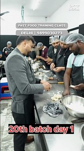 Real chef tutorial fastfood training calss new delhi 🧑‍🍳 #cookingclass #fastfoodtrainingclass