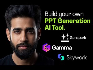 Build a PPT Generation AI tool like Gamma, Genspark, and Skywork