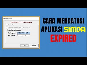 How to resolve SIMDA Application Expired