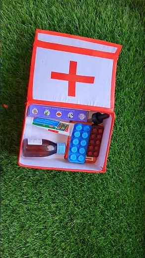 first aid box making for school project / first aid box kaise banaye #firstaidbox