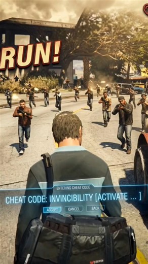 Anime Invasion Cheat Code!X 🤯#gta5 #gtapowerman