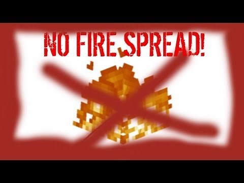 Minecraft: How to STOP fire from Spreading!
