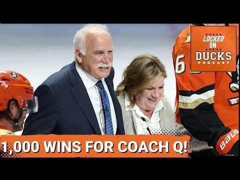 ICONIC: Joel Quenneville HITS 1,000 Wins, Anaheim Ducks DELIVER Stunning Comeback Triumph