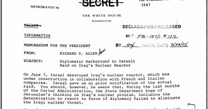 Osirak 40 Years Later: Historical Reflections on the Raid