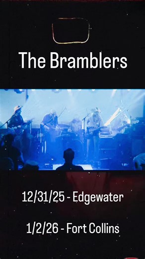 The Bramblers on Instagram: "Folks we ride into the future and new year with the vision of freedom. Freedom to do what we love, freedom to celebrate, freedom to have free shows for the people we love, and freedom to boogie that Bramble booty on the dance floor with you folks. FREE SHOWS to end and start the year 12/31/25 - @lot46bar 1/2/26 - @magicratlivemusic 📽 @grayborders #thebramblers #coloradomusic #edgewaternye #denvernye #denvermusicscene"