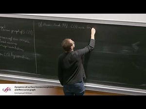 Emmanuel Militon: Dynamics of surface homeomorphisms and fine curve graph