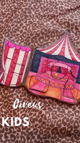 DIY Circus Tent Crafts - Craft Template Activity Kids - Etsy