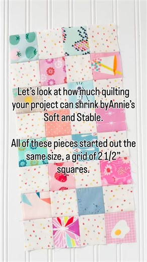 I love using @patternsbyannie Soft and Stable for my quilted cases and organizers. I usually piece my project and then quilt it onto the Soft and Stable on my domestic machine. I know that the project will shrink a little bit, but since I’m making several of the #oliviajewelrycase at the same time for the sew along, I thought you’d like to see a comparison of how the projects shrink with different quilting styles! When this happens to me, I trim the inside of the case to make everything fit and 
