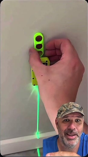 LASER LEVEL STUD FINDER?? #tools#contractor #diy